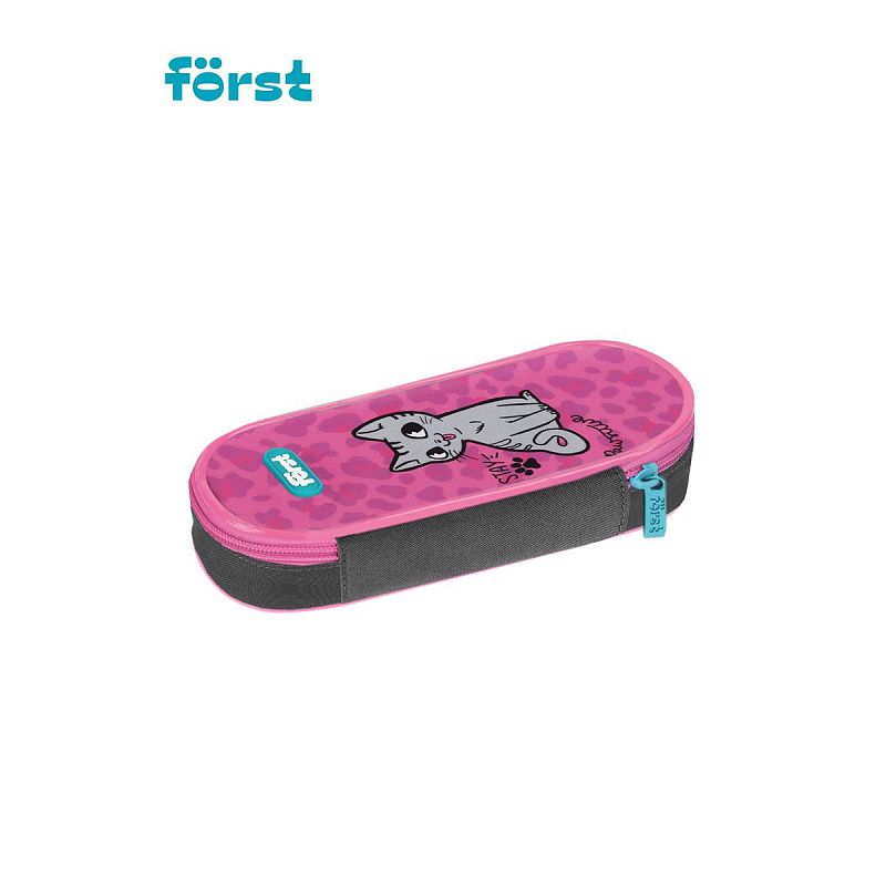 УЦЕНКА - Пенал корпусный 1 отделение, 220*90*45 Först "PAWsitive", полиэстер (осн 352079) 