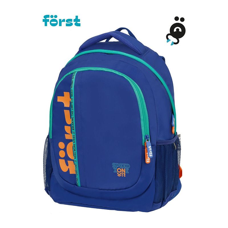 Рюкзак Först F-Trend "Speed zone" 40*29*18см, 2 отделения, 3 кармана, эргономичная спинка 