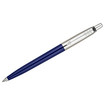 Ручка шариковая Parker "Jotter Originals Recycled Navy CT" синяя, 1,0мм, кнопочн., подарочная упаковка