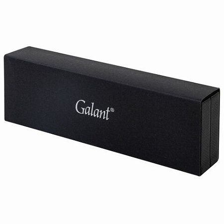 Ручка подарочная шариковая GALANT BERNINI, корпус черный, детали золото, узел 0,7 мм, линия письма 0,5 мм, синяя, 144177 