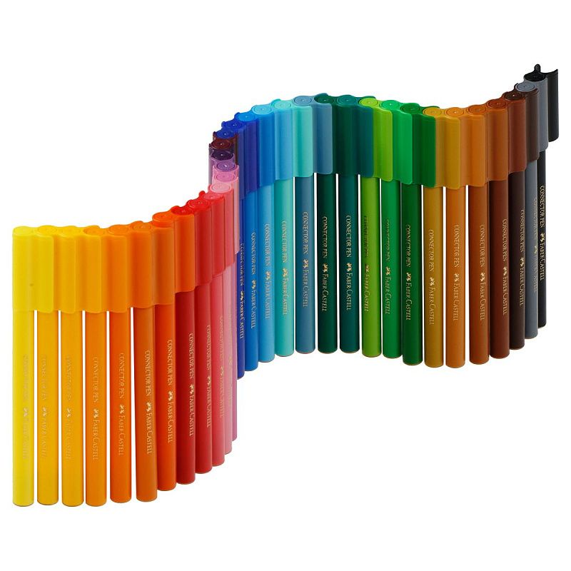 Набор для рисования Faber-Castell "Connector Unicorn" 33 фломастера