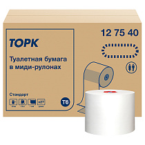 Бумага туалетная Tork "Universal"(T6) 1 слойн., Mid-size рулон, 135м/рул., мягкая, белая