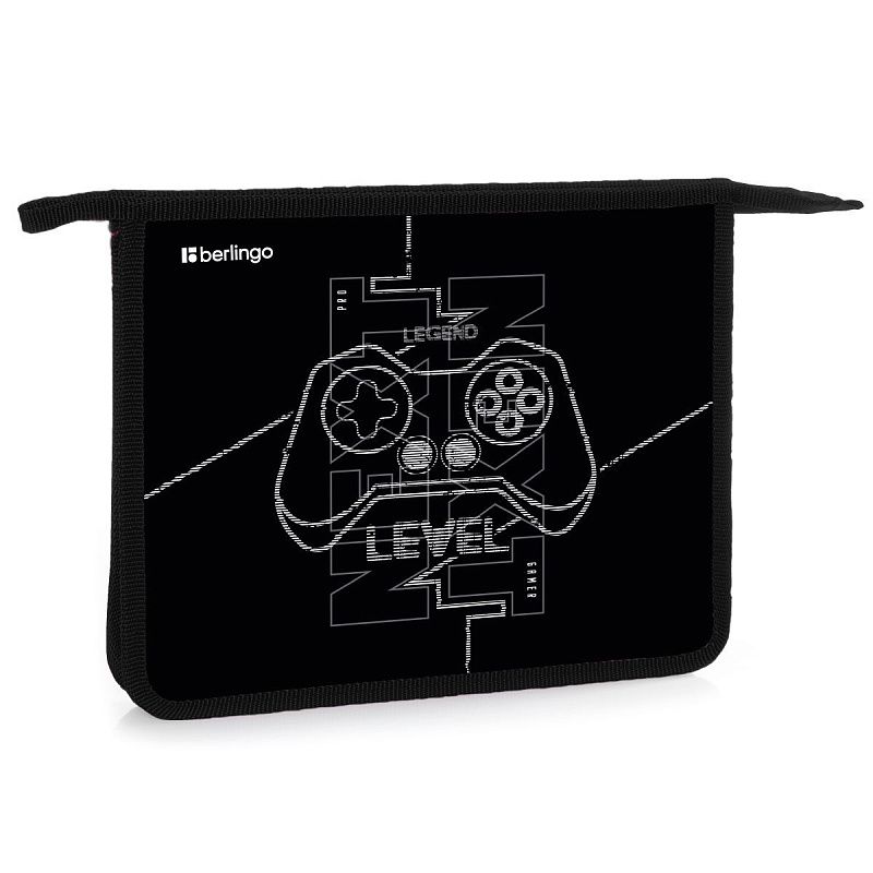 Папка для тетрадей 1 отделение, А5 Berlingo "Stream rider", 240*205*40мм, пластик, на молнии