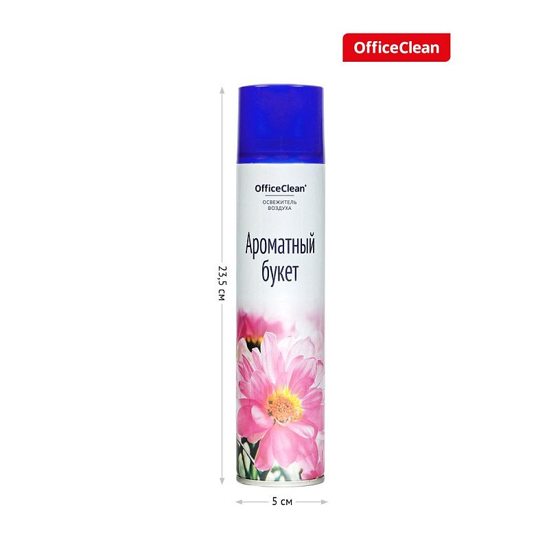 Освежитель воздуха аэрозольный OfficeClean "Ароматный букет", 300мл 