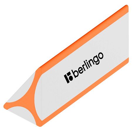 Ластик Berlingo "Triangle Pro", треугольный, скошенный, термопластичная резина, 57*16*16мм 