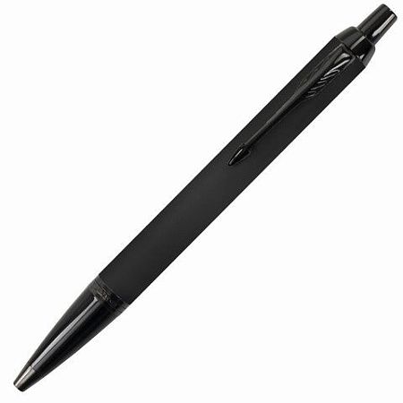 Ручка шариковая PARKER "IM Achromatic Black BT", черный матовый, нержавеющая сталь, синяя, 2127618 