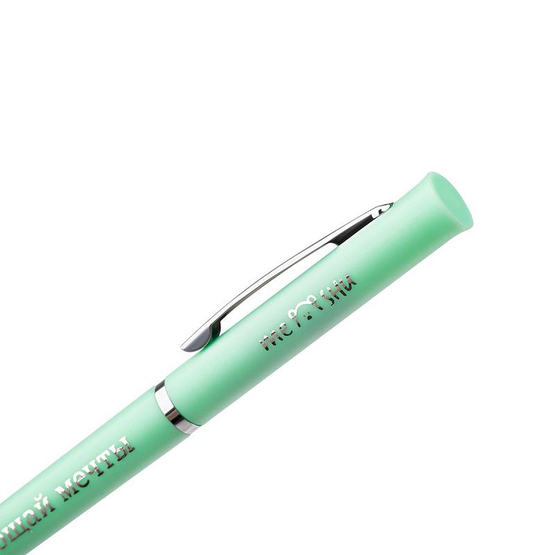 Набор шариковых автоматических ручек MESHU "Good girl" 8шт., синие, 0,7мм, корпус ассорти, ПВХ бокс с европодвесом 