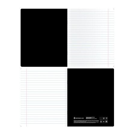 Тетрадь предметная 48л. Greenwich Line "Сolor black" - Русский язык, софт-тач ламинация, выборочный УФ-лак, 70г/м2