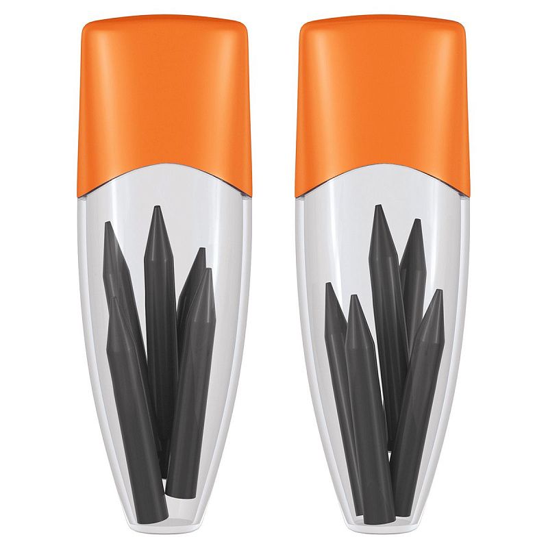 Грифели для циркуля Berlingo "Optimum", 2мм, 2 пенала по 5шт., блистер с европодвесом 