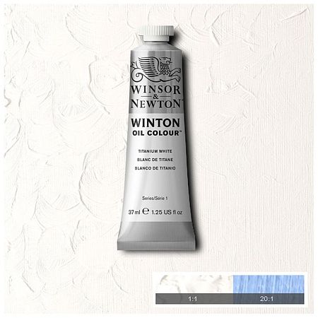 Краска масляная художественная Winsor&Newton "Winton", 37мл, туба, белила титановые