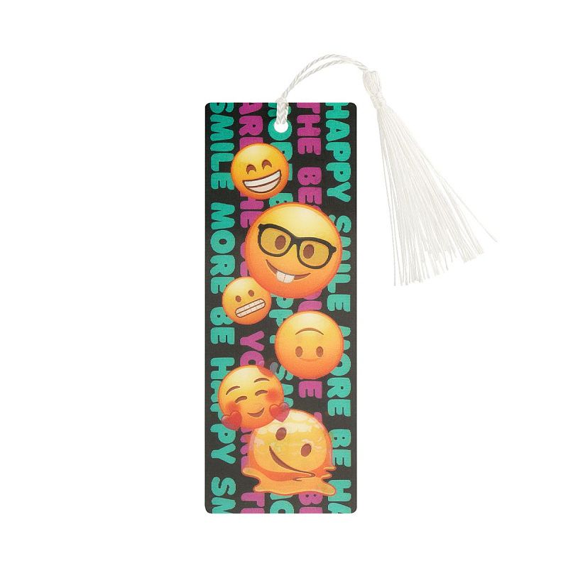 Закладка для книг 3D с линейкой, 150*55мм, ArtSpace "Smile", декоративный шнурок 