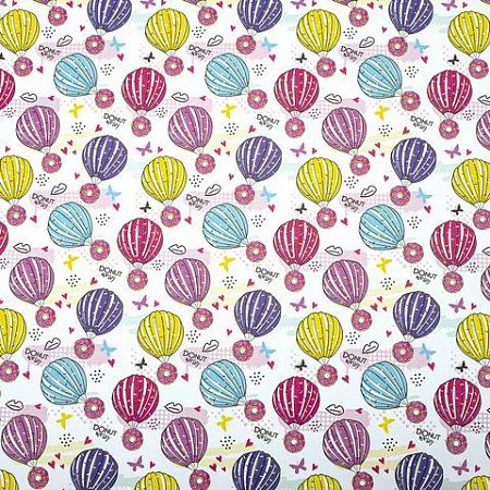 Бумага упаковочная "For Kids", 70x100 см, 10 дизайнов ассорти, ЗОЛОТАЯ СКАЗКА, 591918