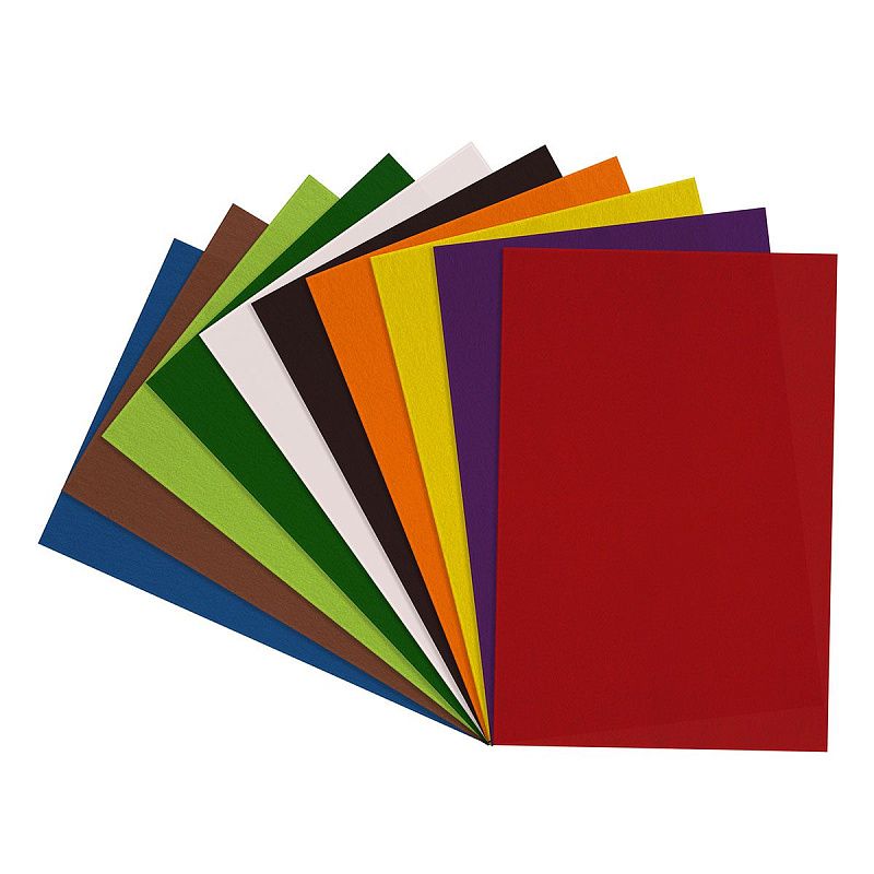 Фетр Мульти-Пульти, А4, 10л., 10цв., 1мм