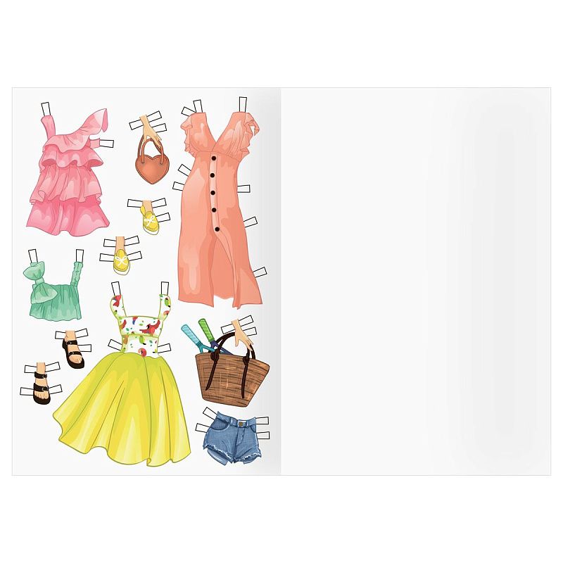 Аппликация ТРИ СОВЫ "Одень куклу. Модно и стильно", 16стр.