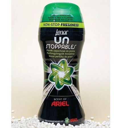 Кондиционер для белья в гранулах 210 г, LENOR UN STOPPABLES "Scent of ArieI", цветочный аромат 