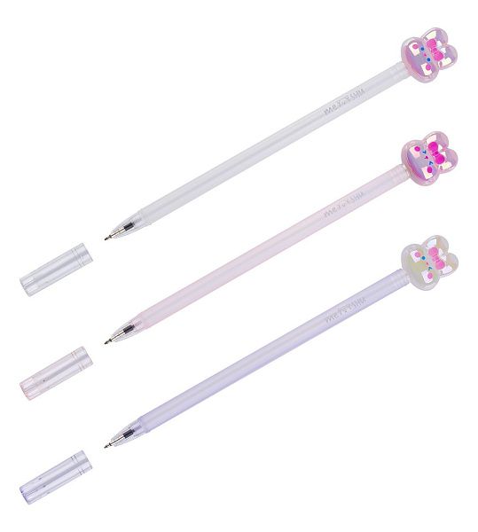 Ручка шариковая MESHU "Magic Bunny" синяя, 0,7мм, корпус ассорти