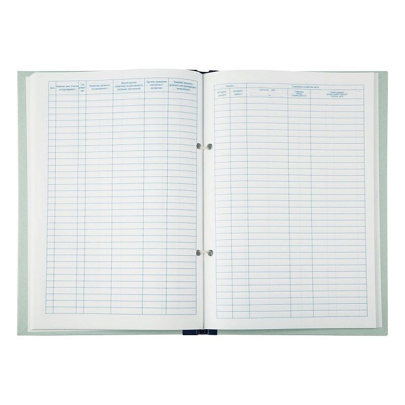 Журнал регистрации инструктажа на рабочем месте OfficeSpace, 96л., картон, офсет