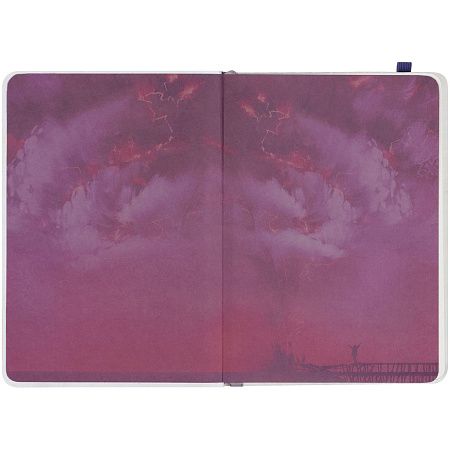 Записная книжка А6 80л. ЛАЙТ, кожзам, Greenwich Line "Power of nature", с резинкой, тиснение фольгой, блок в клетку