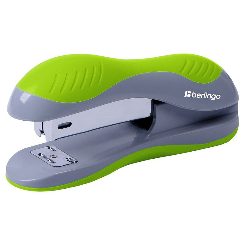 Степлер №24/6, 26/6 Berlingo "Office Soft" до 25л., пластиковый корпус, ассорти