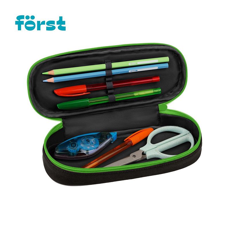 Пенал корпусный 1 отделение, 220*90*45 Först "Play the game", полиэстер 