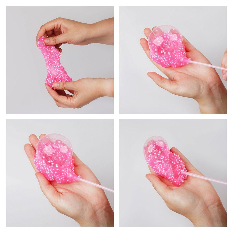 УЦЕНКА - Набор для создания слаймов 3в1 ТРИ СОВЫ Slime party "Магическая вечеринка", свет.в темноте,с кубиками,с шариками,с блестк, аромат(осн 362545)