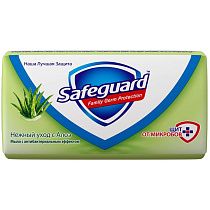 Мыло туалетное Safeguard "Нежный уход", с алоэ, антибактериальное, бумажная обертка, 90г (ПОД ЗАКАЗ) Мыло туалетное Safeguard "Нежный уход", с алоэ, антибактериальное, бумажная обертка, 90г (ПОД ЗАКАЗ)