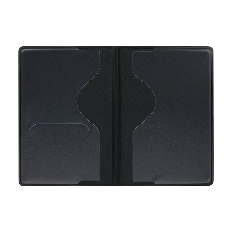 Обложка для паспорта OfficeSpace "Fusion" мягкий полиуретан, малиновая, тиснение 