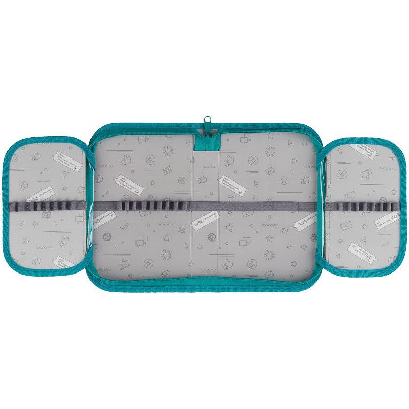 Пенал 1 отделение, 200*130 ArtSpace "Hey Great", две откидные секции, ткань 