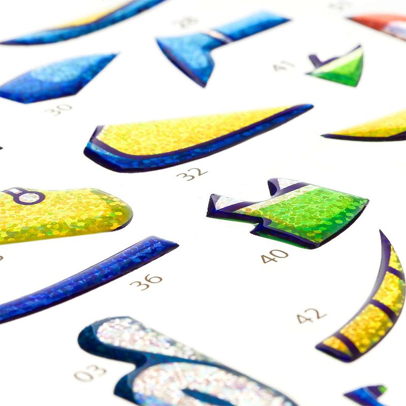 Аппликация наклейками ТРИ СОВЫ "Крокодино", А4, 1 основа, объемные наклейки, картонный конверт