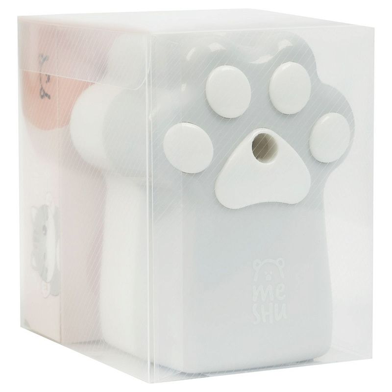 Точилка механическая MESHU "Paw", пласт. корпус, инд. упаковка 