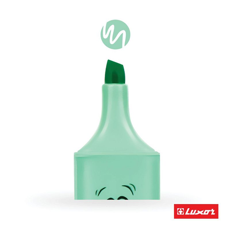 Текстовыделители Luxor "Eyeliter Pastel" пастельный зеленый, 1-4,5мм 