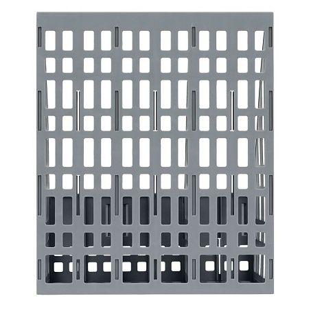 Лоток для бумаг вертикальный СТАММ, сборный, 3 отделения, серый