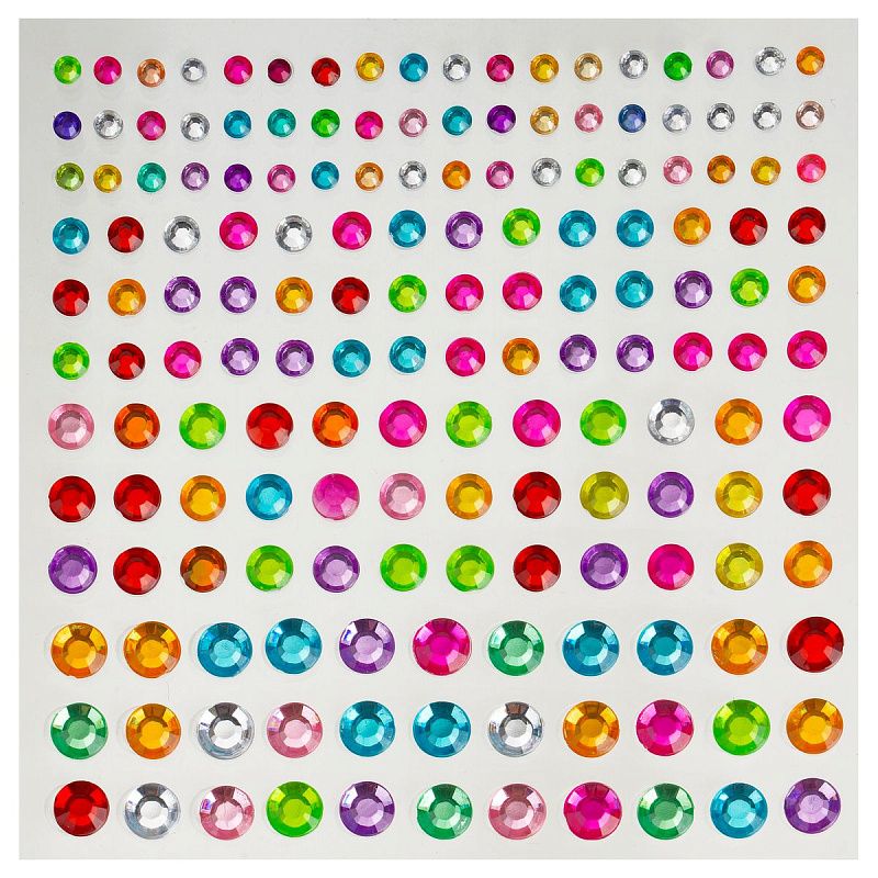 Стразы для макияжа и волос MESHU "A large set" 465 наклеек, инд. уп., европодвес