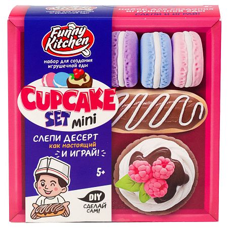 Набор для создания игрушечной еды Funny Kitchen "Cup-cake set mini"