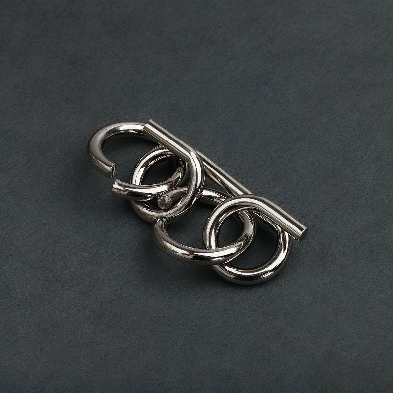 Набор металлических головоломок ТРИ СОВЫ, 6шт., картонная коробка 