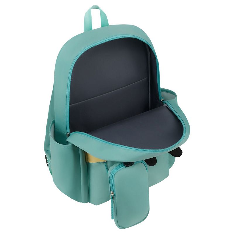 Рюкзак MESHU "Cloud green", 43*30*13см, 1 отделение, 5 карманов, уплотненная спинка,  в комплекте пенал 20*6см 