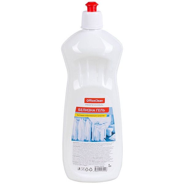 Средство чистящее отбеливающее OfficeClean Professional "Белизна-гель", 1л 