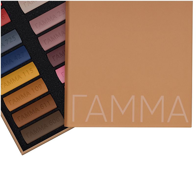 Пастель художественная Гамма, 24 цвета, "Портрет", картон.упак.