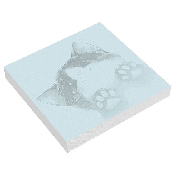 Блок для записей MESHU "Cuteness", 8,5*8,5см, 100л., на склейке