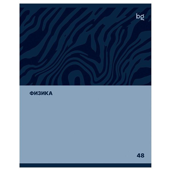 Тетрадь предметная 48л. BG "Single colour" - Физика, эконом