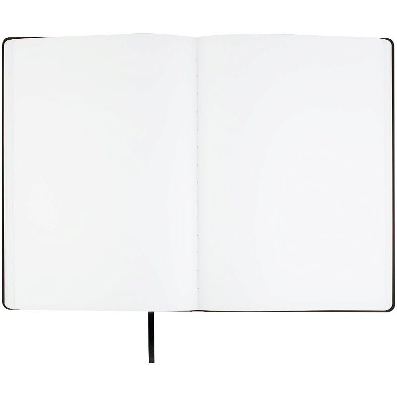 Скетчбук 80л., А4 Гамма "Студия", черный, твердая обложка, на резинке, белая, 140г/м2