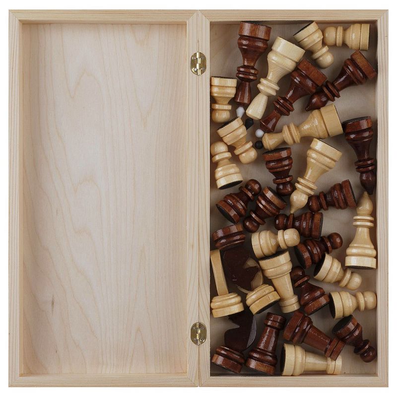 Шахматы ТРИ СОВЫ турнирные, деревянные с деревянной доской 40*40см