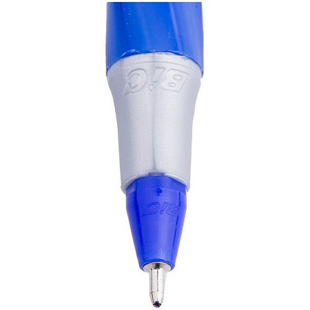 Ручка шариковая Bic "Round Stic Exact" синяя, 0,7мм, грип 