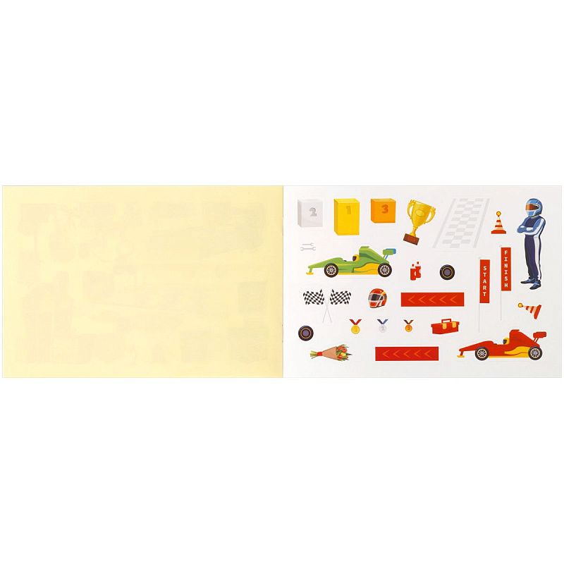 Книжка-задание, А5, Мульти-Пульти, "100 наклеек. Для мальчиков", 12 стр.