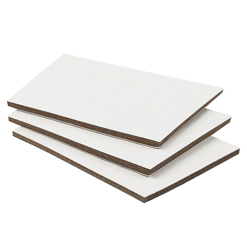 Набор холстов на картоне Гамма "Студия", 3шт., 6*8см, 100% хлопок, 280г/м2, мелкое зерно