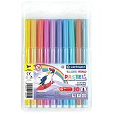 Фломастеры Centropen "Colour World. Pastel", 10цв., 2мм, смываемые, блистер