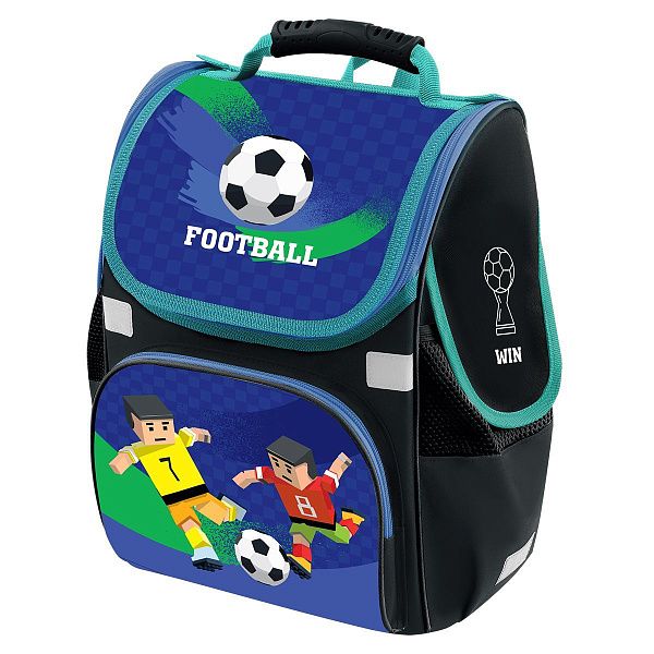 Ранец Först Junior "Football" 37*28*21см, 1 отделение, 3 кармана, анатомическая спинка