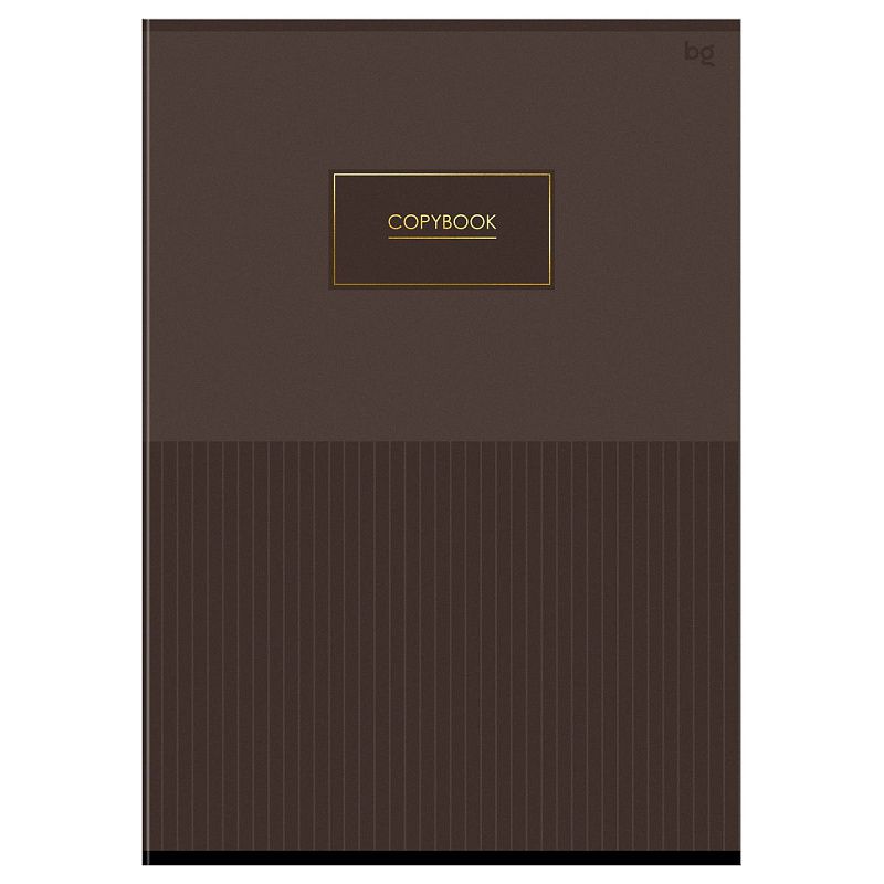 Тетрадь 96л., А4, клетка BG "Minimal", глянцевая ламинация, тиснение фольгой