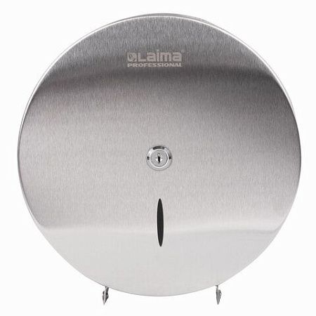 Диспенсер для туалетной бумаги LAIMA PROFESSIONAL INOX, (Система T2) малый, нержавеющая сталь, матовый, 605698 