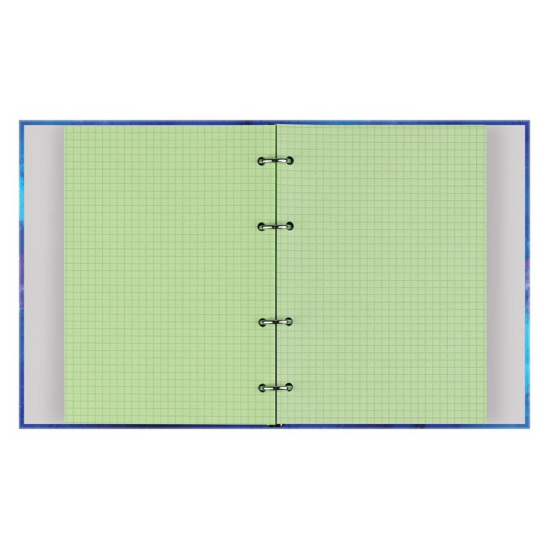 Тетрадь на кольцах А5, 200л., BG "Очень занят", 4 цвет. блок, глянцевая ламин., выб. лак